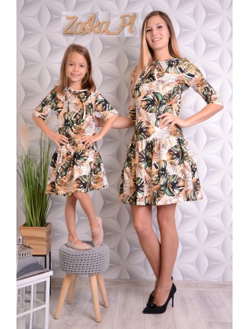 Sukienki jesienne dla mamy i córki